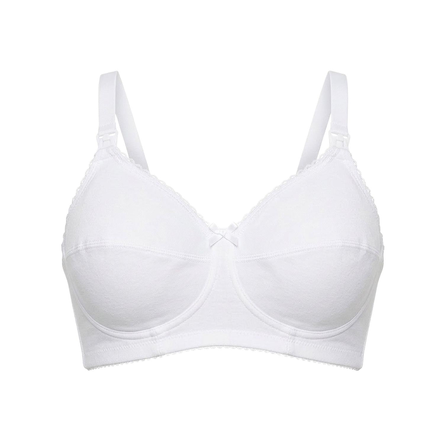 Mysanity - Reggiseno Allattamento Cotone Coppa C Bianco