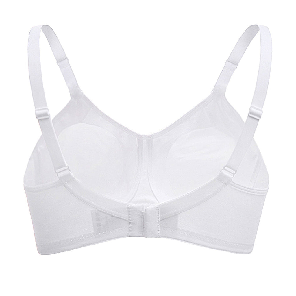 Mysanity - Reggiseno Allattamento Cotone Preformato Coppa D Bianco