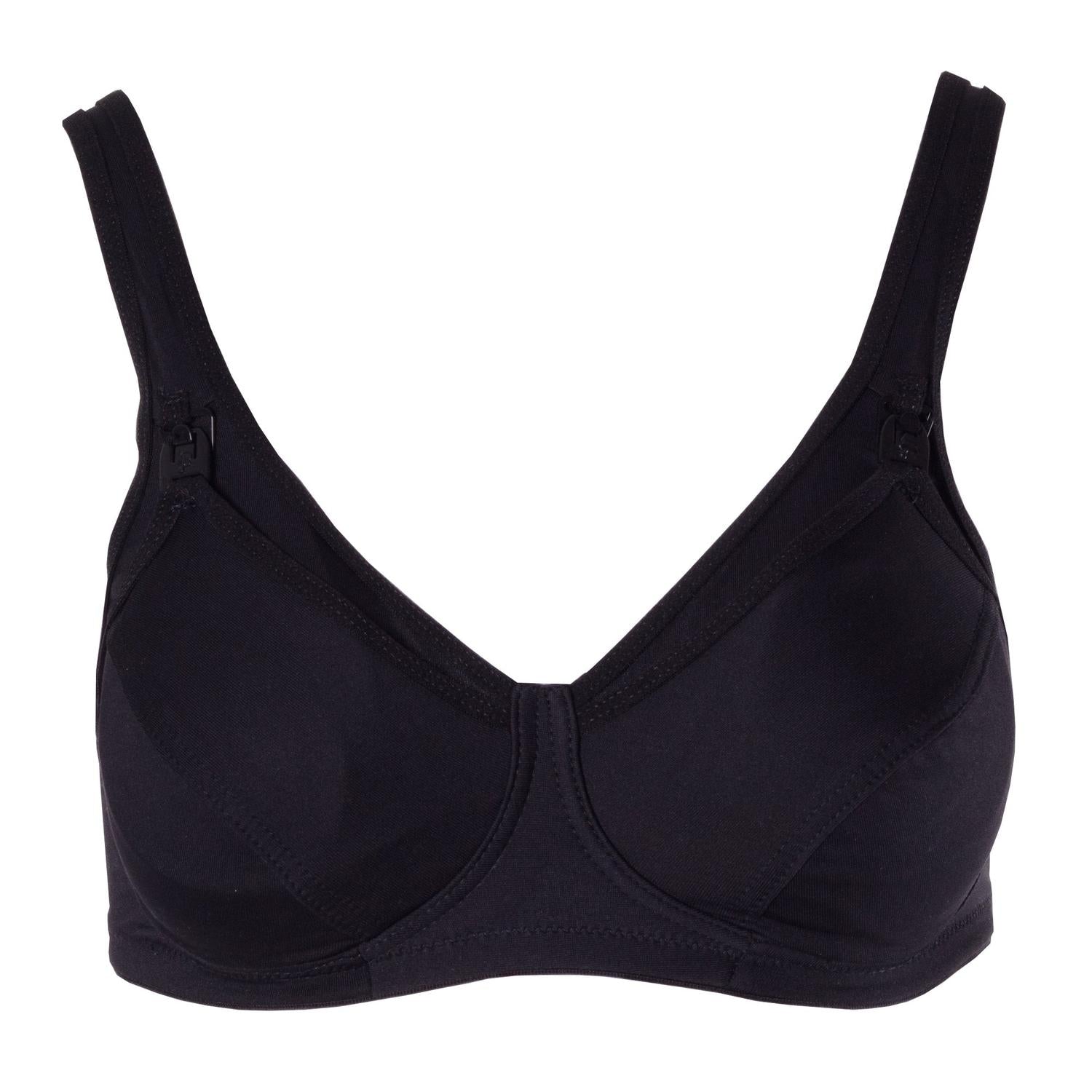 Mysanity - Reggiseno Allattamento Fibra Cava Coppa C Nero