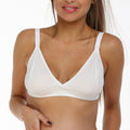 Mysanity - Reggiseno Gravidanza Bamboo Easy Soft Coppa C Bianco