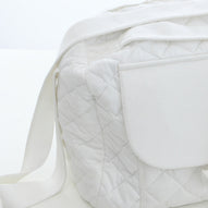 Nanan - Borsa Mamma bianca Tato in tessuto
