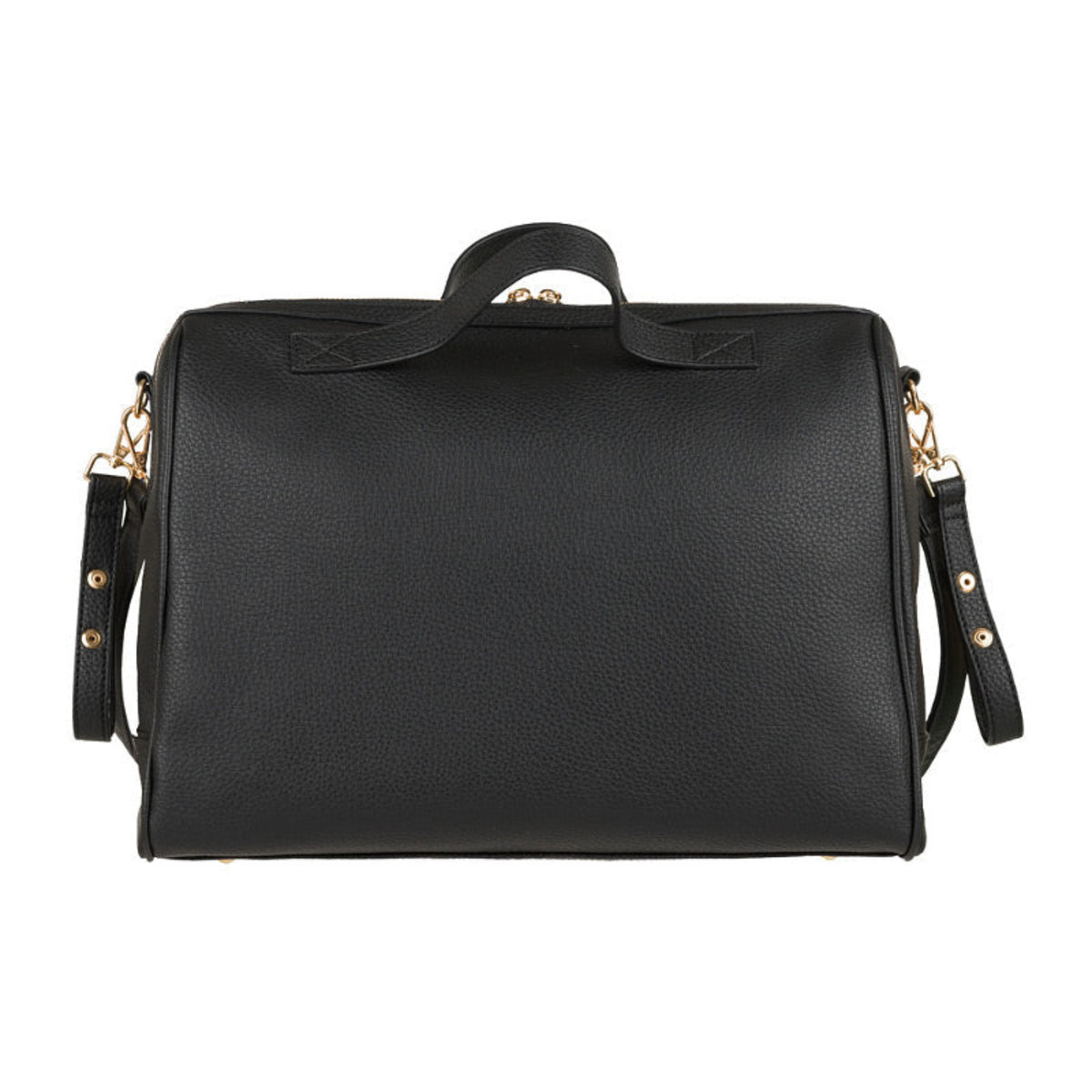 Nanan - Borsa nera da passeggio con fasciatoio
