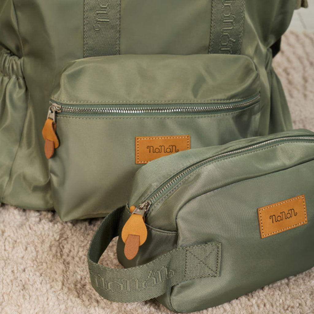 Nanan - Pochette verde in nylon