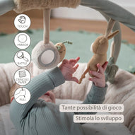 Nattou - Tappeto pouf con archi Loulou