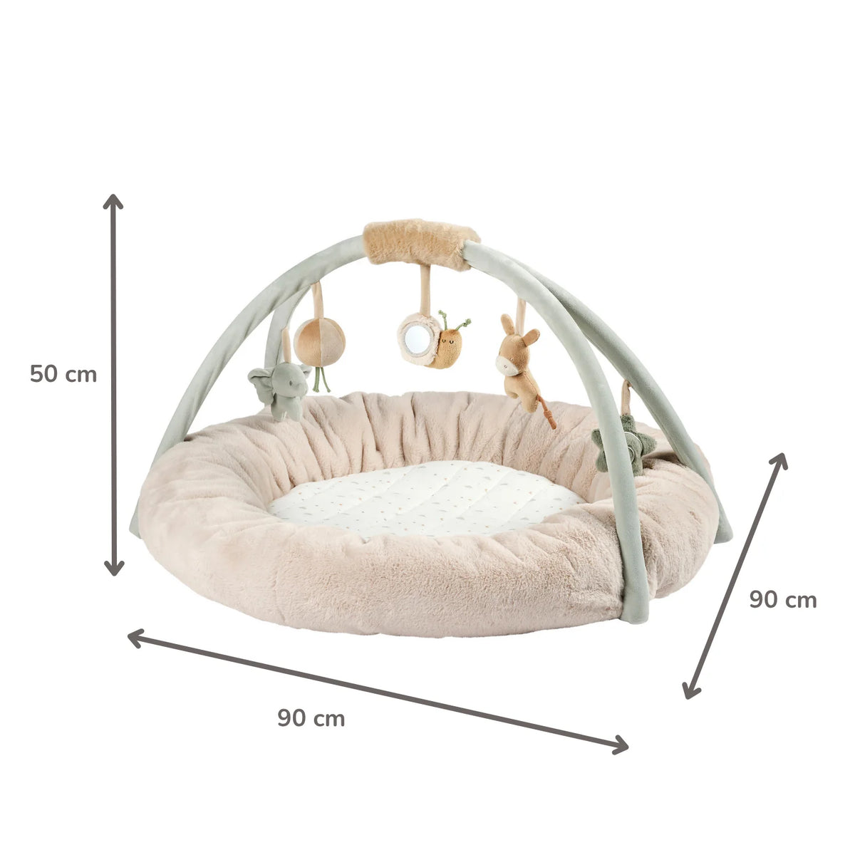 Nattou - Tappeto pouf con archi Loulou