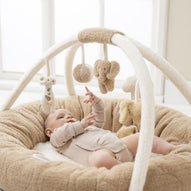 Nattou - Teddy Tappeto Pouf Beige Ps26 C