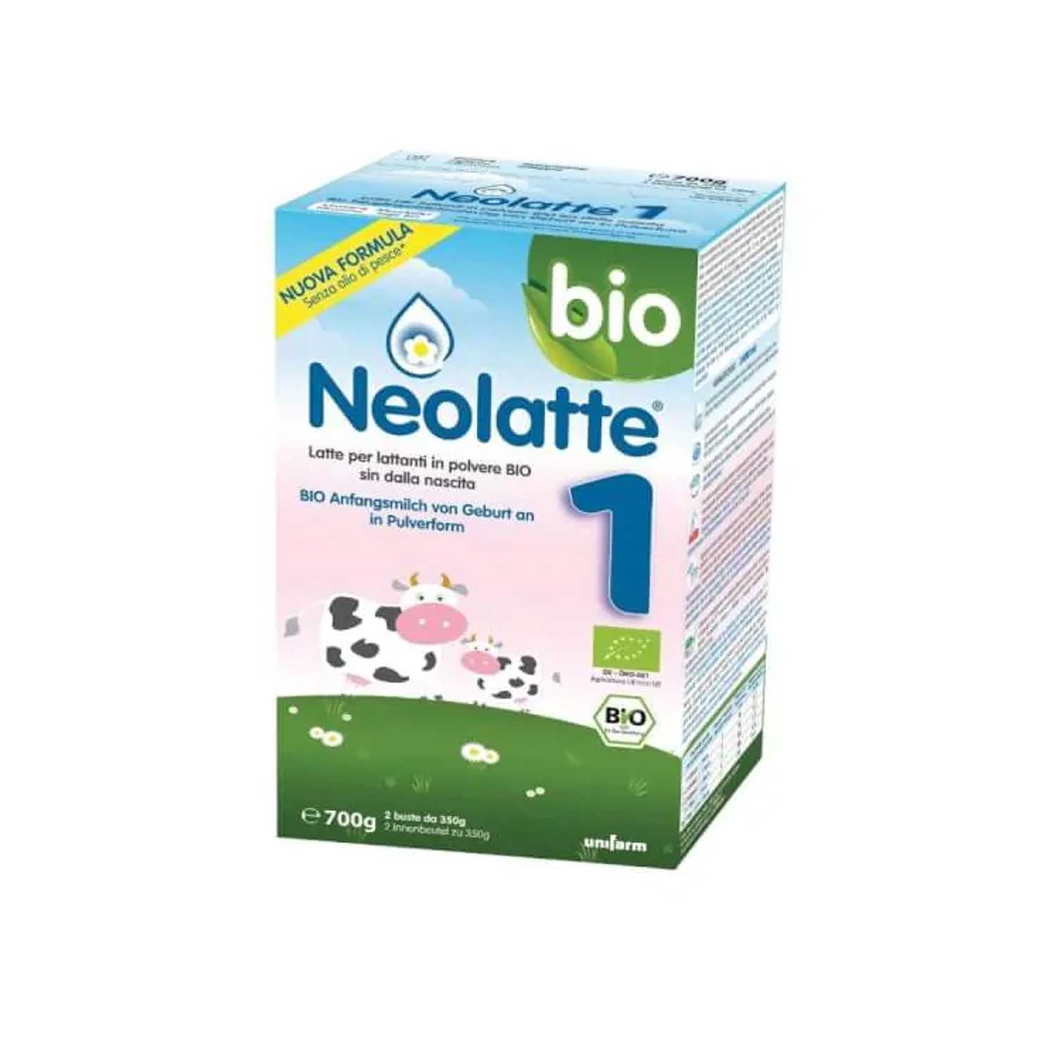 Neolatte - Latte 1 In Polvere Algal Dha: Confezione 2x350 Gr