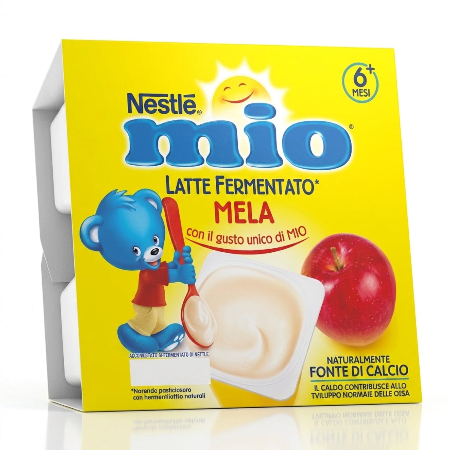 Nestlè - Merenda Latte Fermentato Mela: Confezione 4x100g