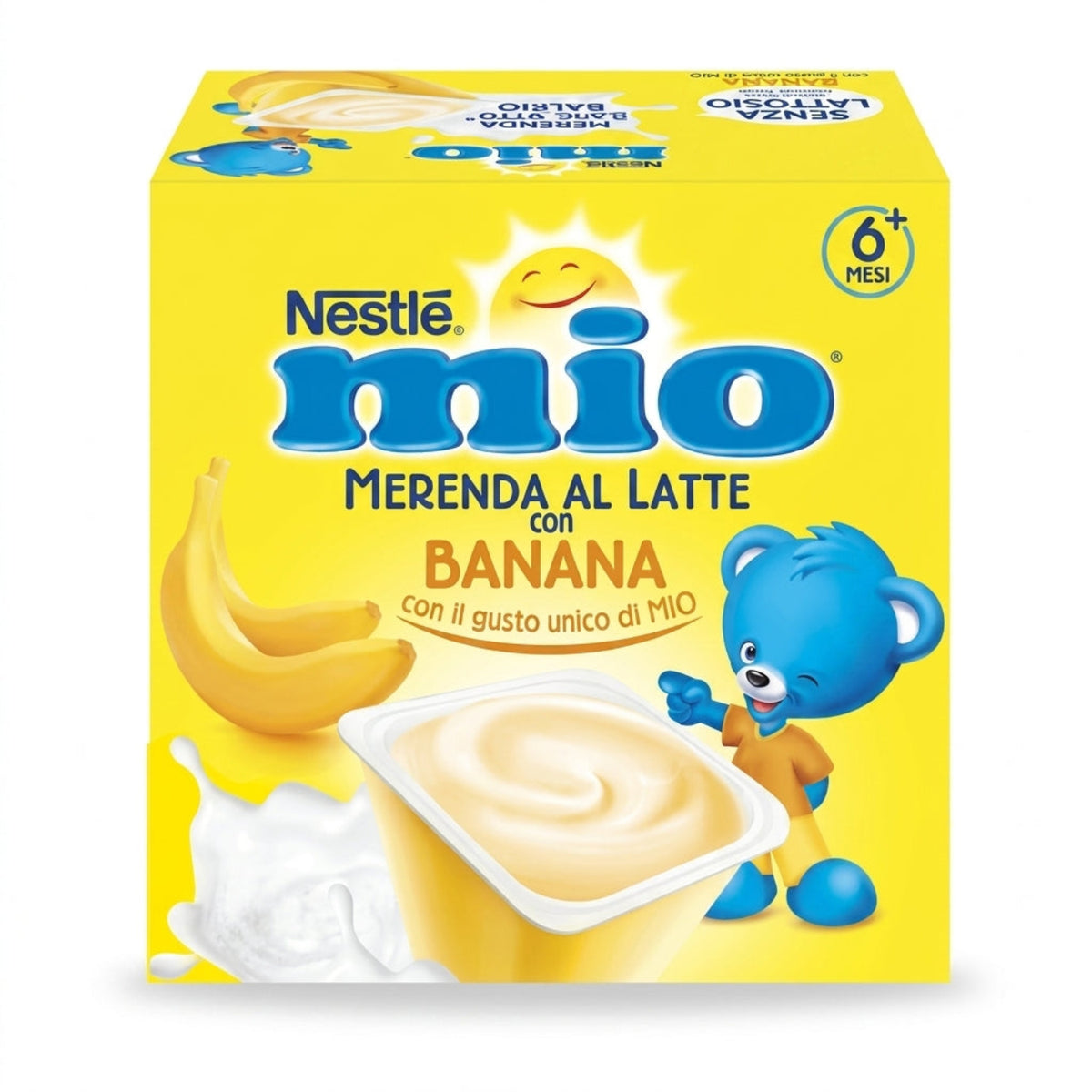 Nestlè - Merenda Lattea Banana: Confezione 4x100 gr