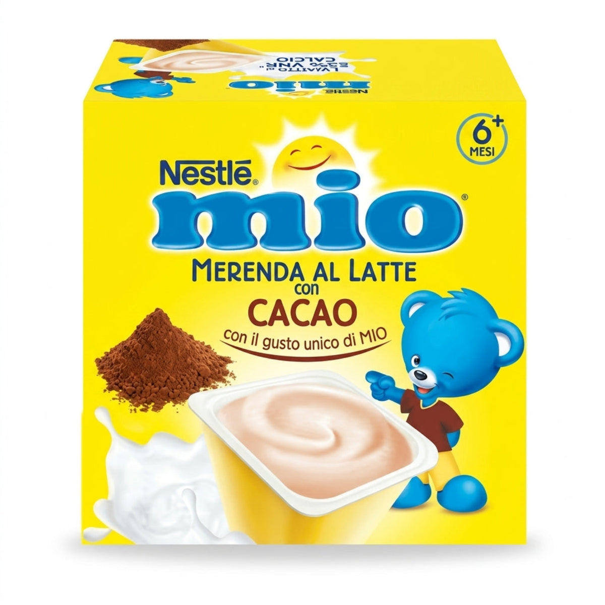 Nestlè - Merenda Lattea Cacao: Confezione 4x100 gr