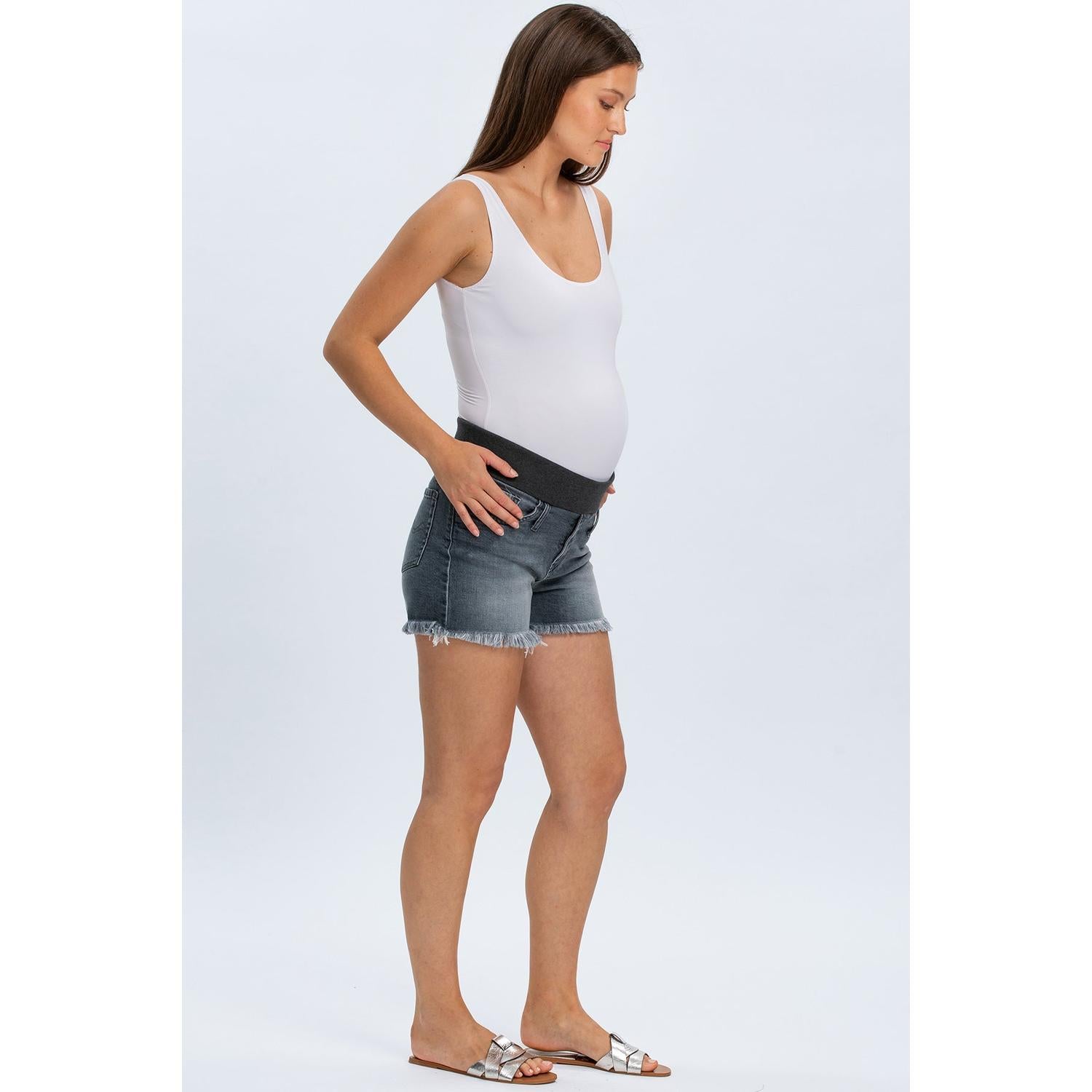 ORIGINAL SHORTS W904 - Pantaloncini Premaman in Denim