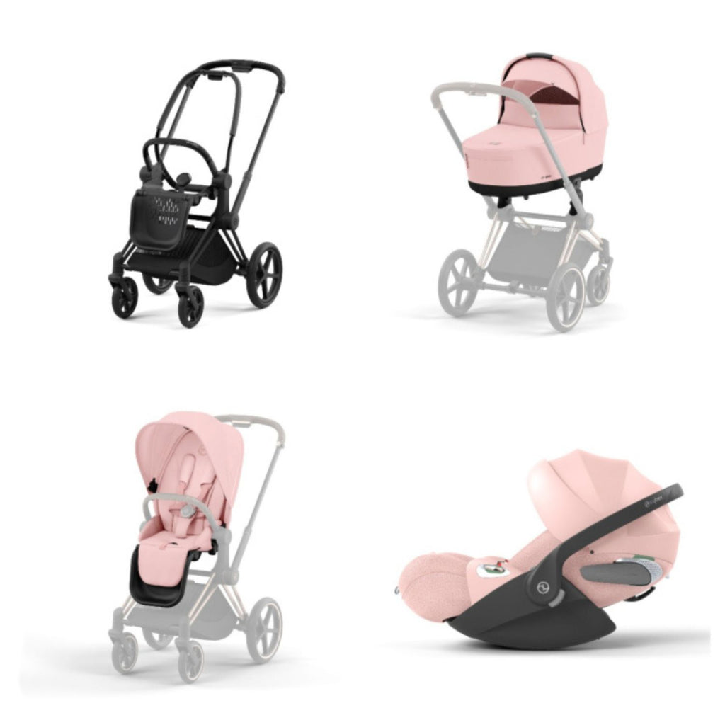 Cybex - Trio Mios: Seat Pack + Carrycot + Cloud T isize Car Seat + "Kit Mamma 2023" Case