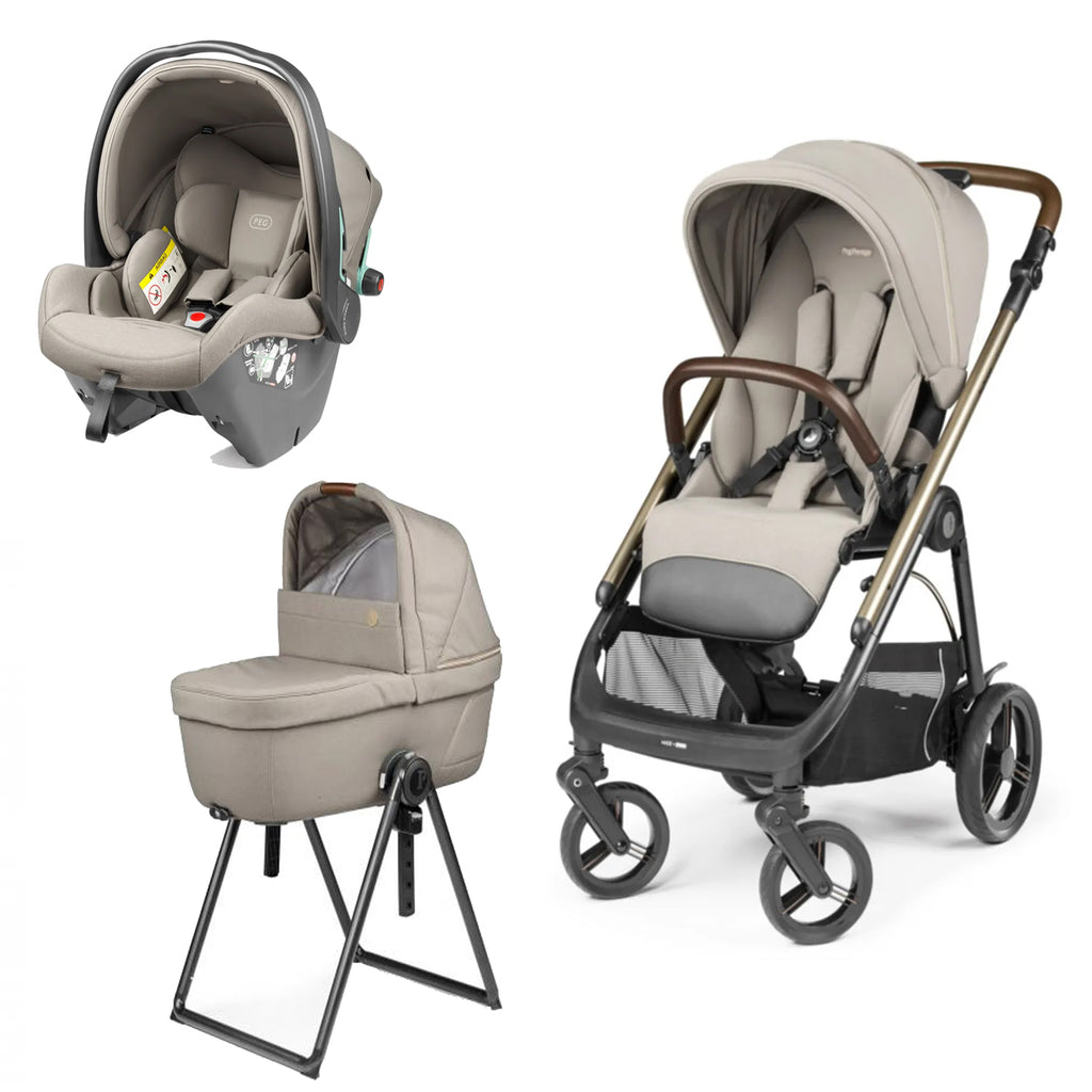 Peg Perego - Trio Veloce New Con Culla Belvedere + Primo Viaggio SLK R129