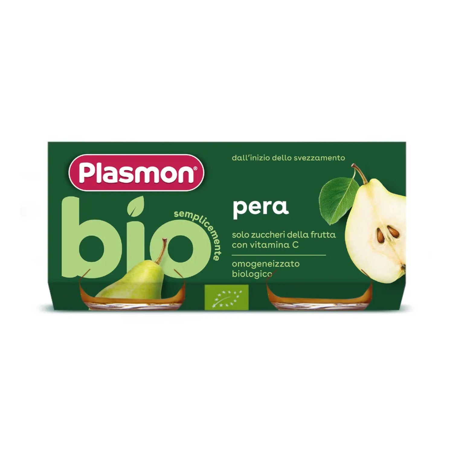 Plasmon - BIO Omogeneizzato Frutta Pera: Confezione 2x80 gr