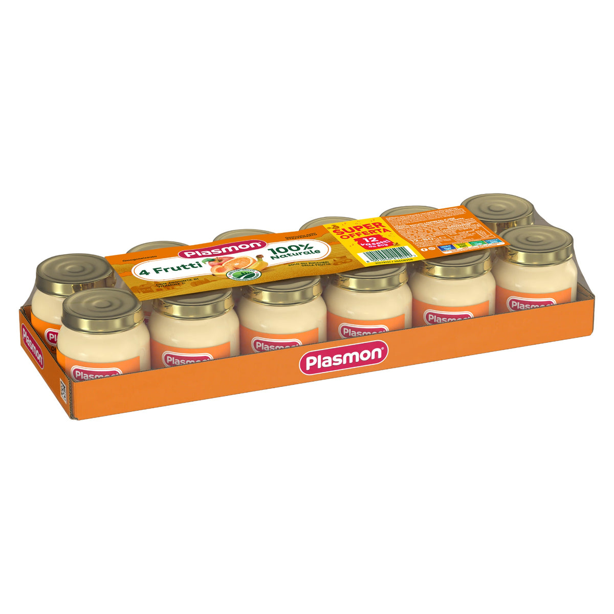 Plasmon - Omogeneizzato Frutta Mista: Confezione 12 x 80 gr