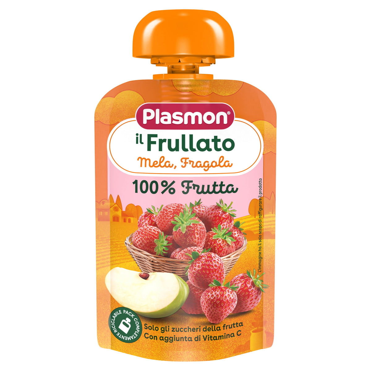Plasmon - Spremi Gusta Mela Fragola: Confezione 100 gr