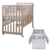 Azzurra Design - Glam Cot + Mattress + Luce Duvet Set - 8 in 1.