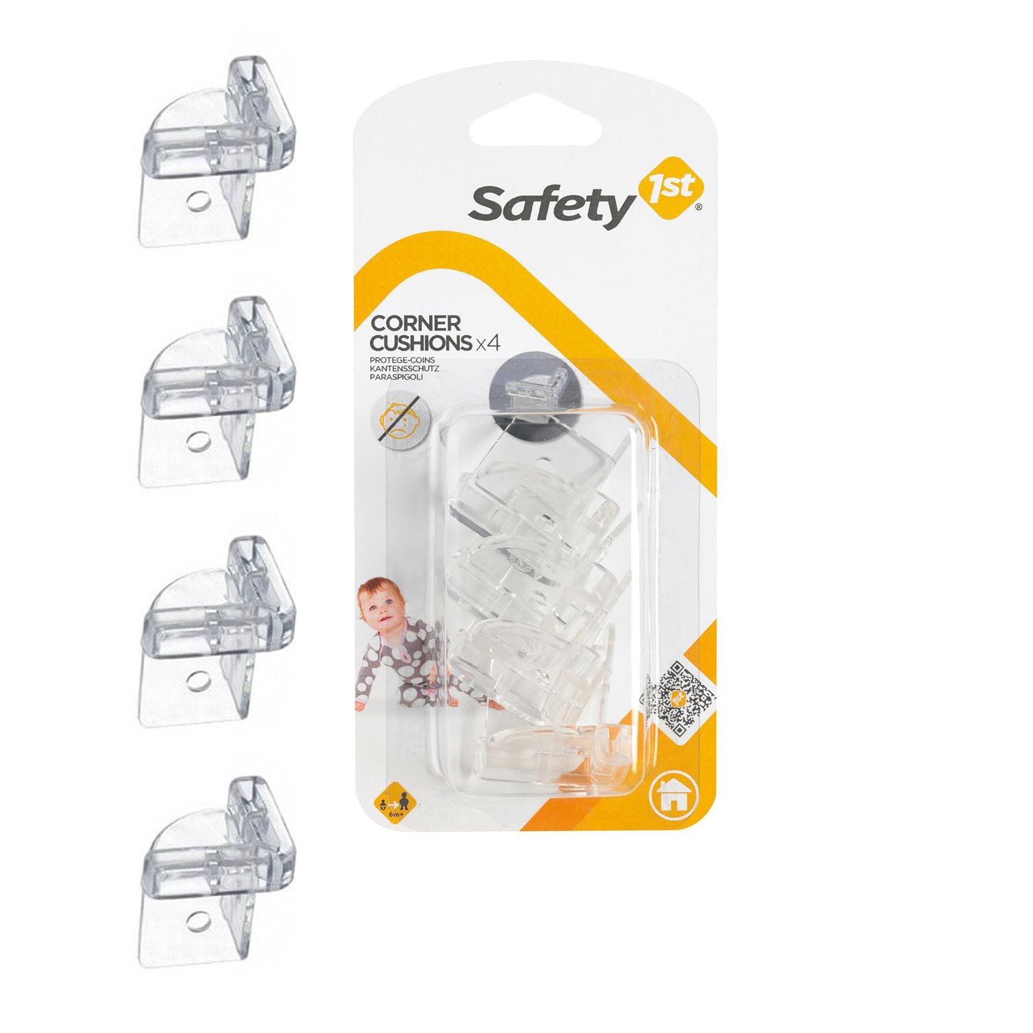 Safety 1st - Transparent corner protectors 4pcs