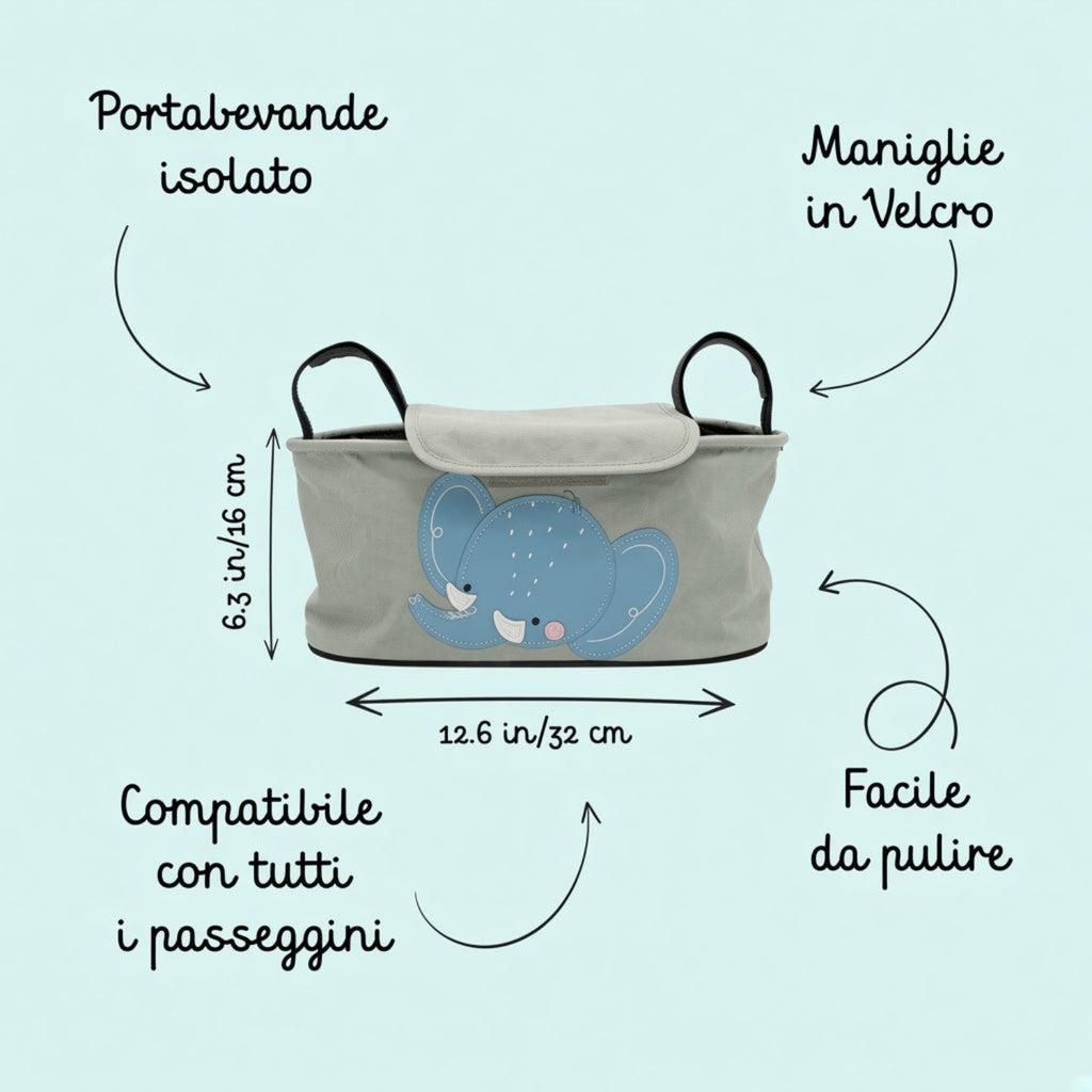 Sassi - Borsa organizer per passeggino