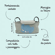 Sassi - Borsa organizer per passeggino