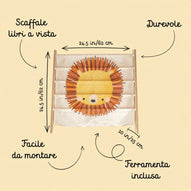 Sassi - Montessori Book Rack