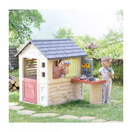 Smoby - Casetta Natura Con Tavolo Da Lavoro