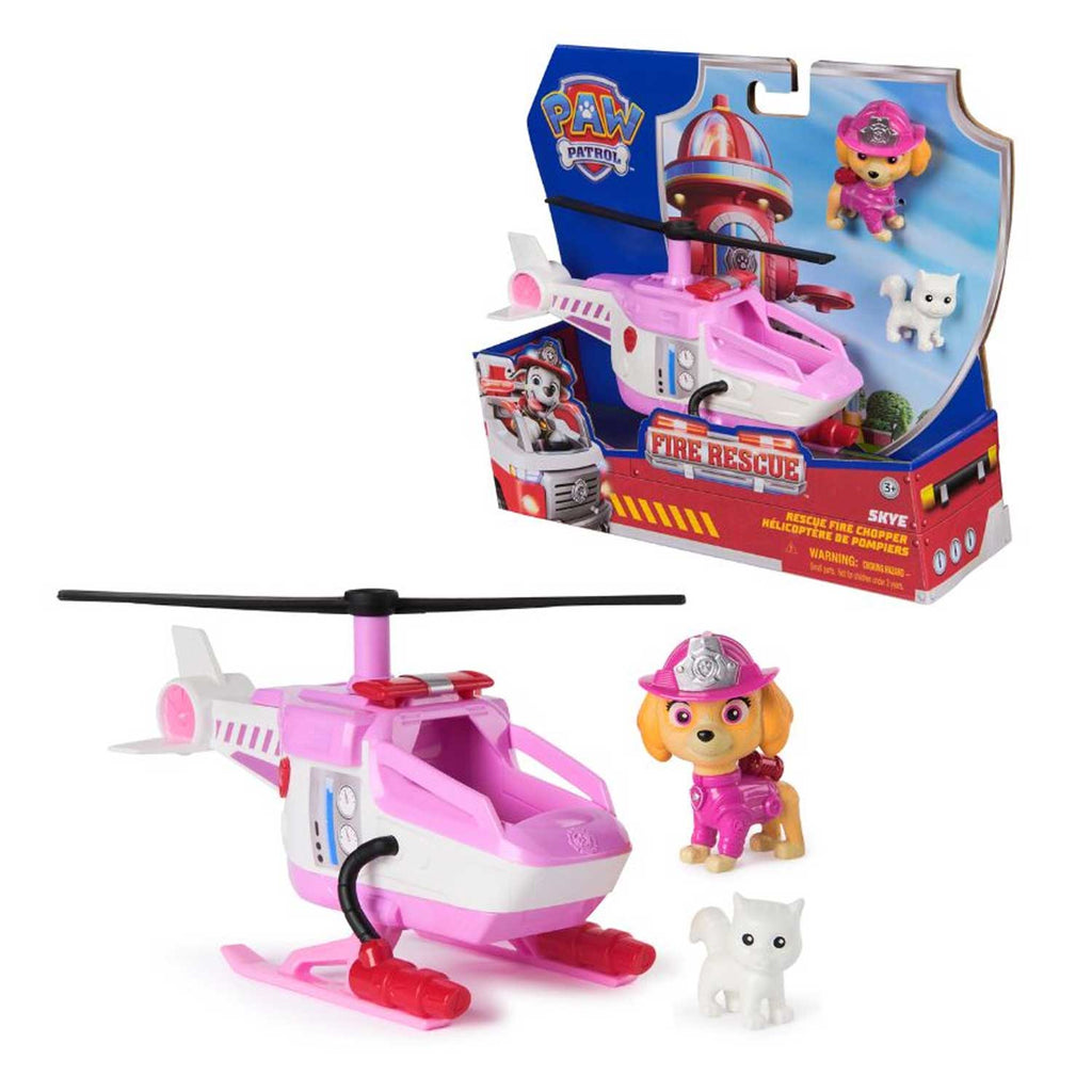 Spin Master - Paw Patrol Veicolo Tematizzato Fire Rescue Skye