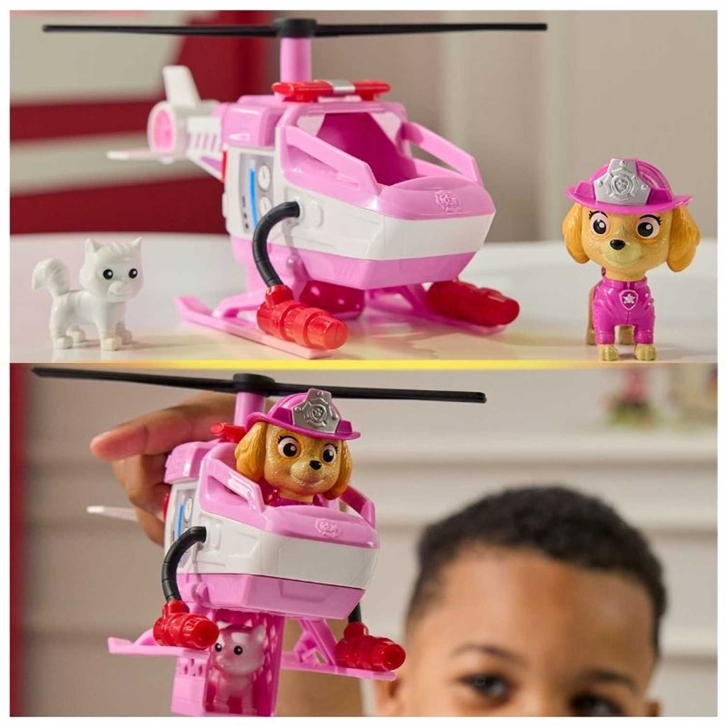 Spin Master - Paw Patrol Veicolo Tematizzato Fire Rescue Skye