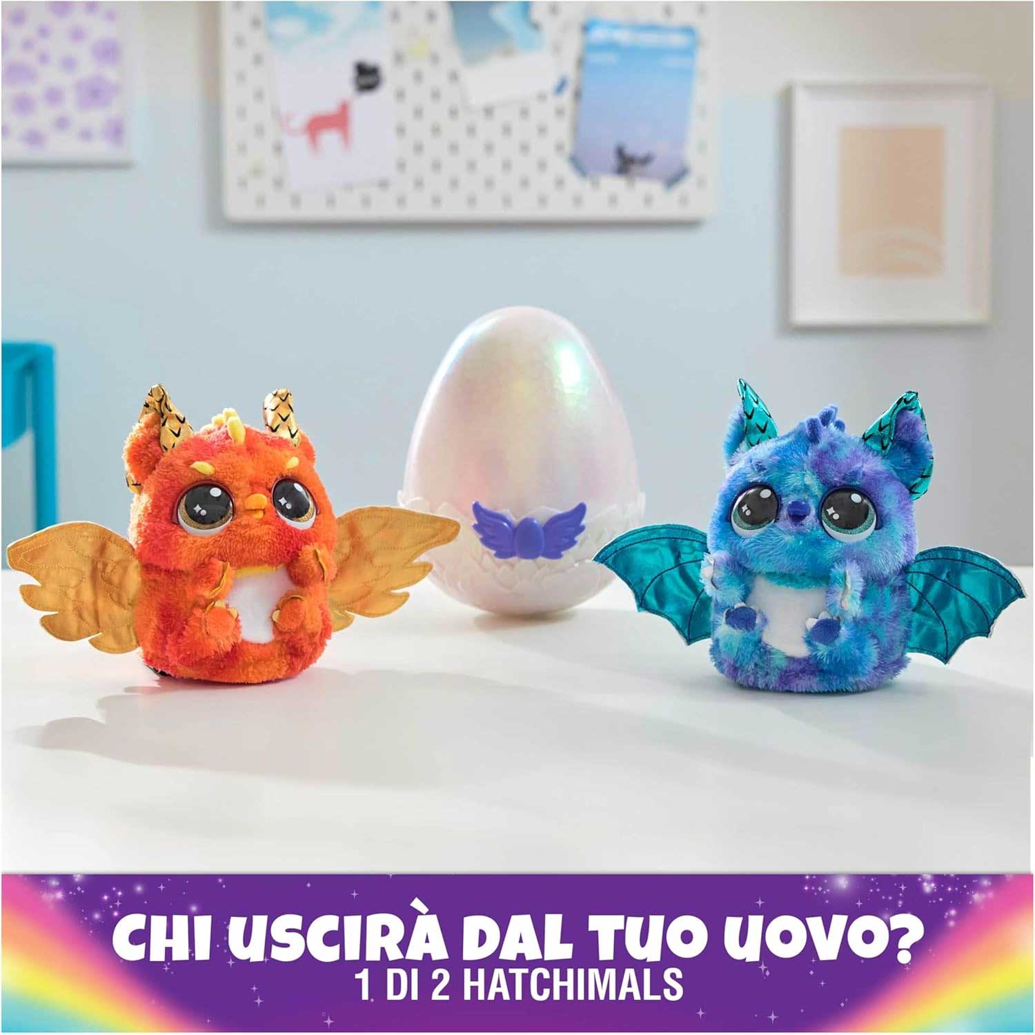 Spin Master - Hatchmals Alive Magico Uovo Versione Draggle Con Peluche A Sorpresa