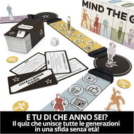 Spin Master -  Mind The Gap Il Quiz Intergenerazionale, Domande dalla Gen Alpha ai Boomer