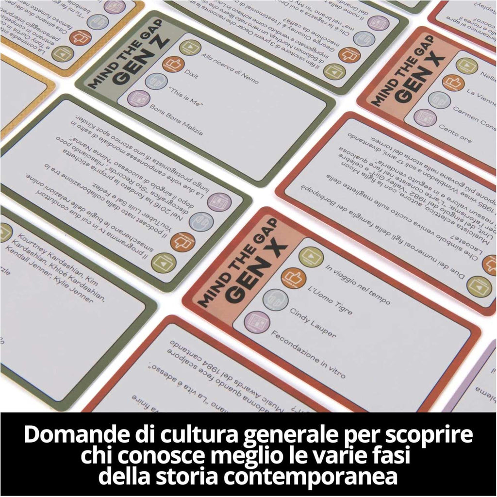Spin Master -  Mind The Gap Il Quiz Intergenerazionale, Domande dalla Gen Alpha ai Boomer