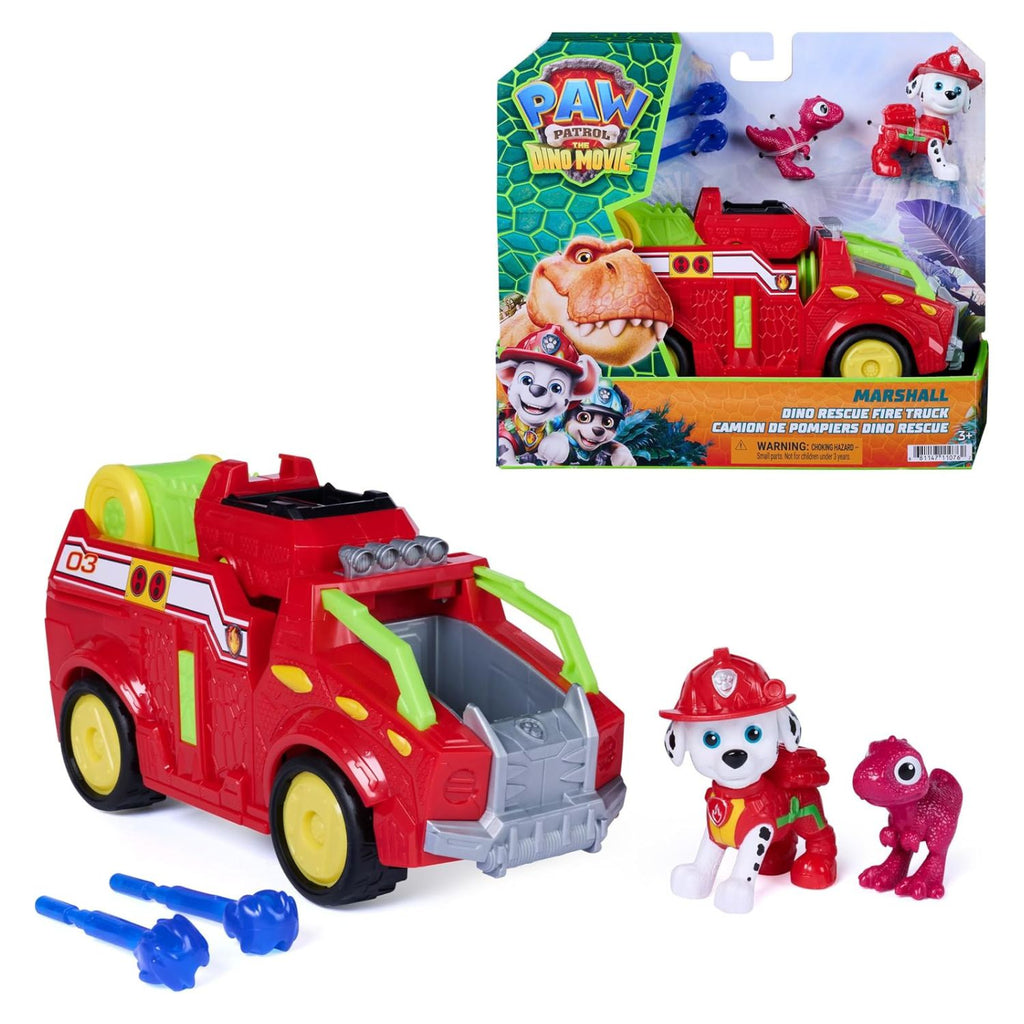 Spin Master - Paw Patrol Dino Movie Veicolo Marshall