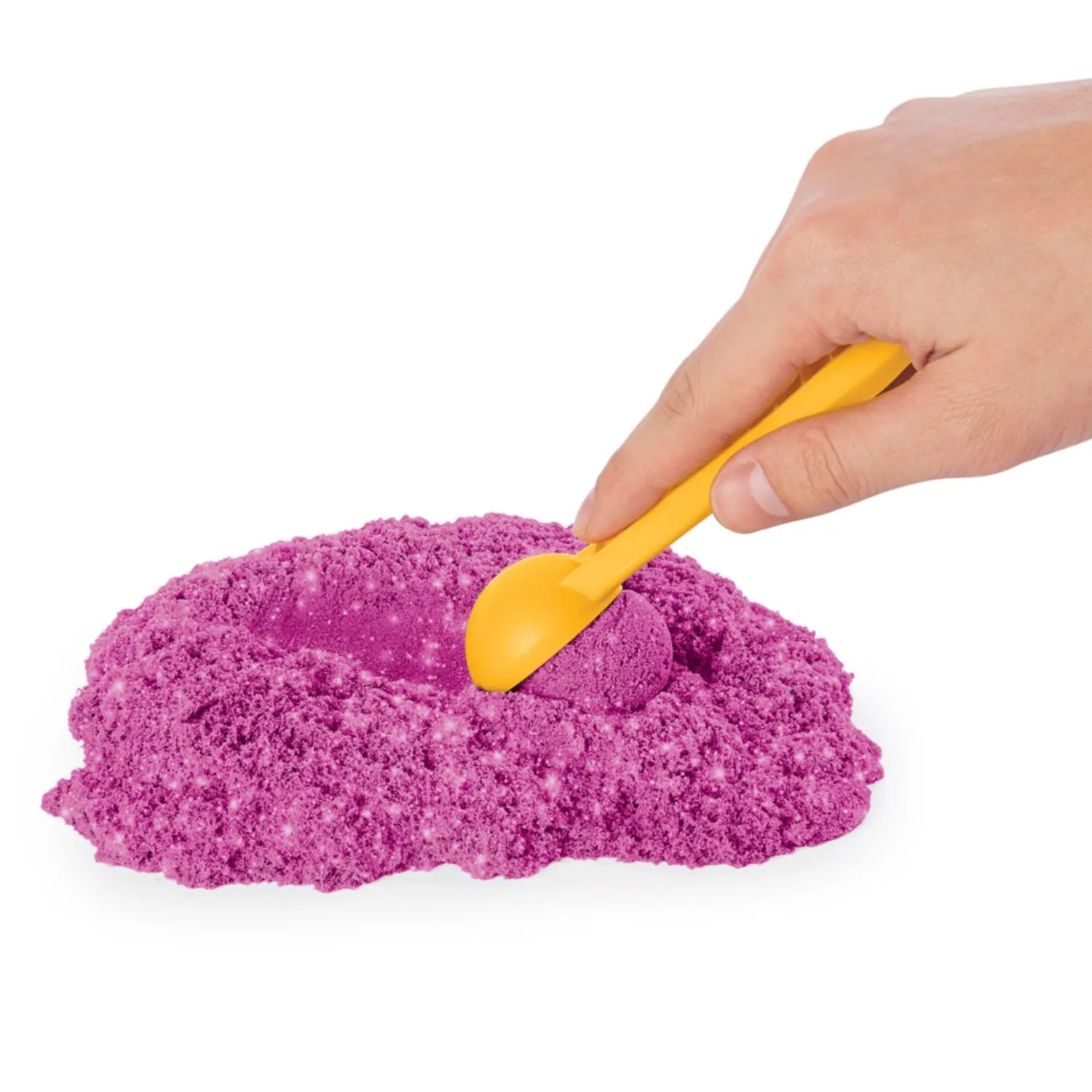Spin Master - Kinetic Sand Playset Castello Di Sabbia Shimmer Rosa