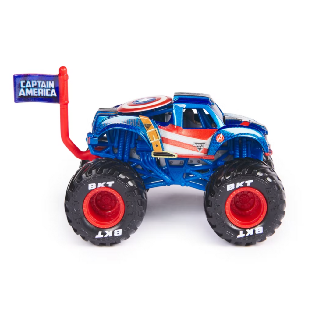 Spin Master - Monster Jam Veicoli Ufficiale Marvel Pack 1:64