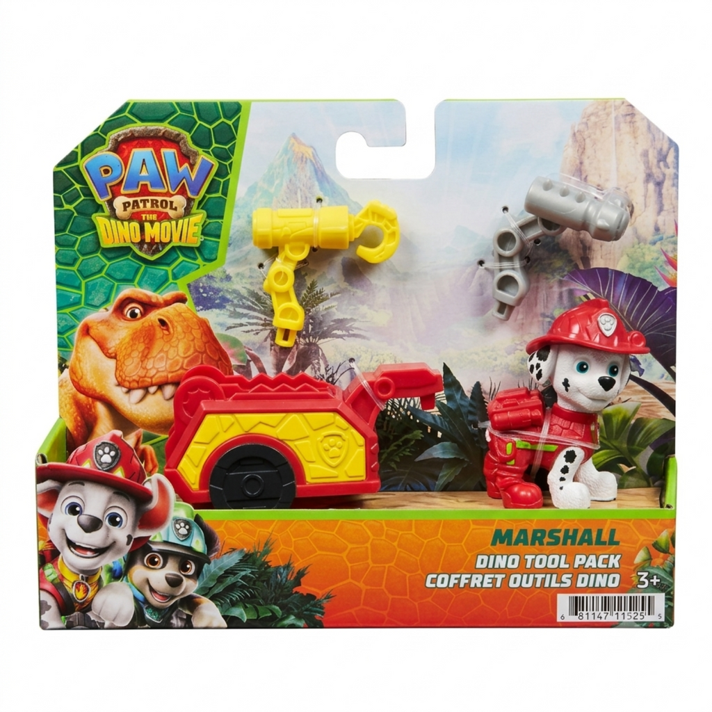 Spin Master - Paw Patrol Dino Movie Cuccioli Con Accessorio