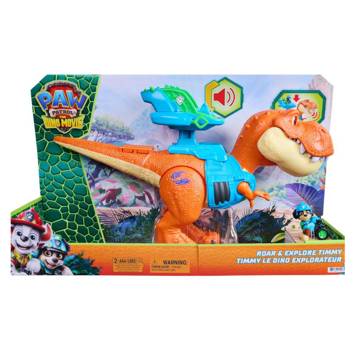 Spin Master - Paw Patrol Dino Movie Rex & Timmy