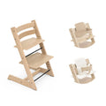Stokke - Sedia Tripp Trapp in Rovere + Baby Set² + Cuscino