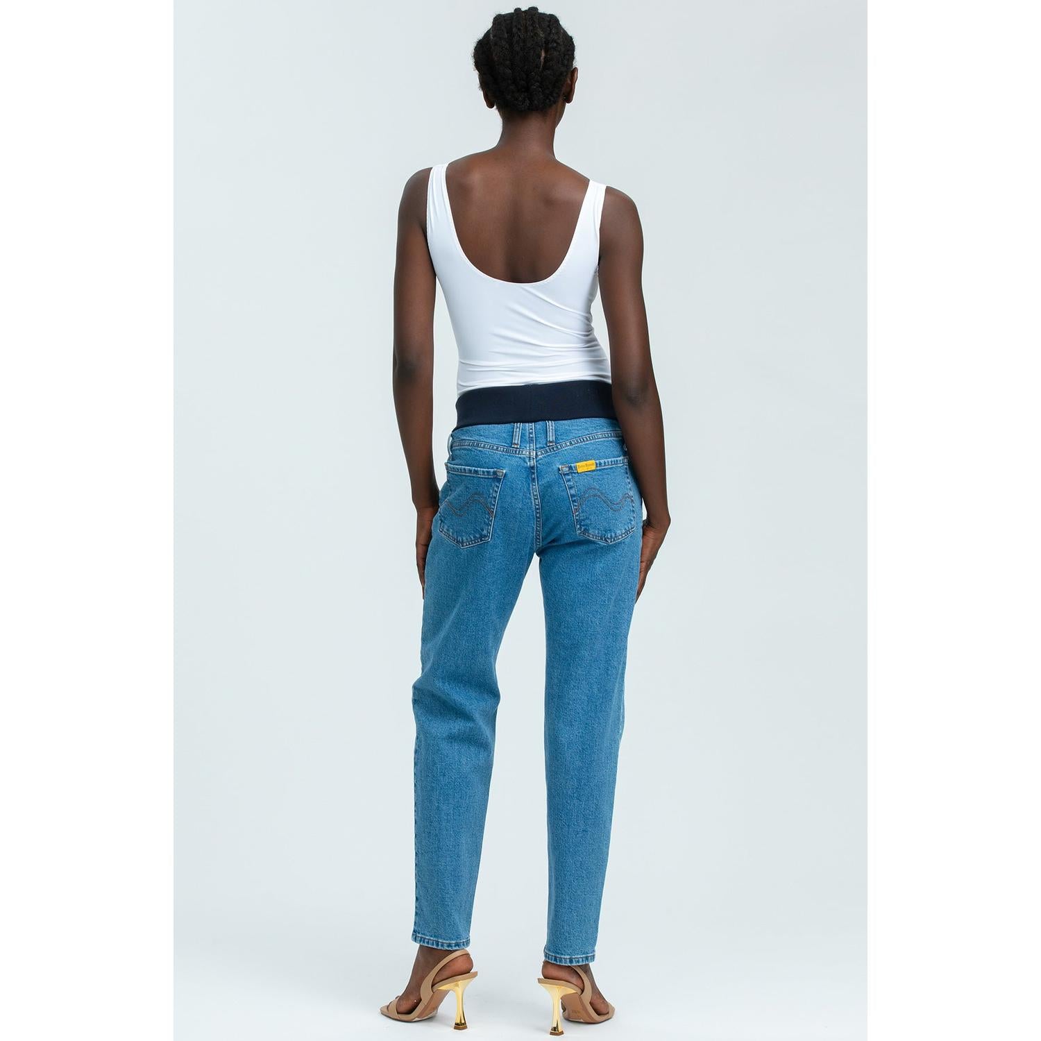 TAPERED JEANS W027 - Jeans Premaman