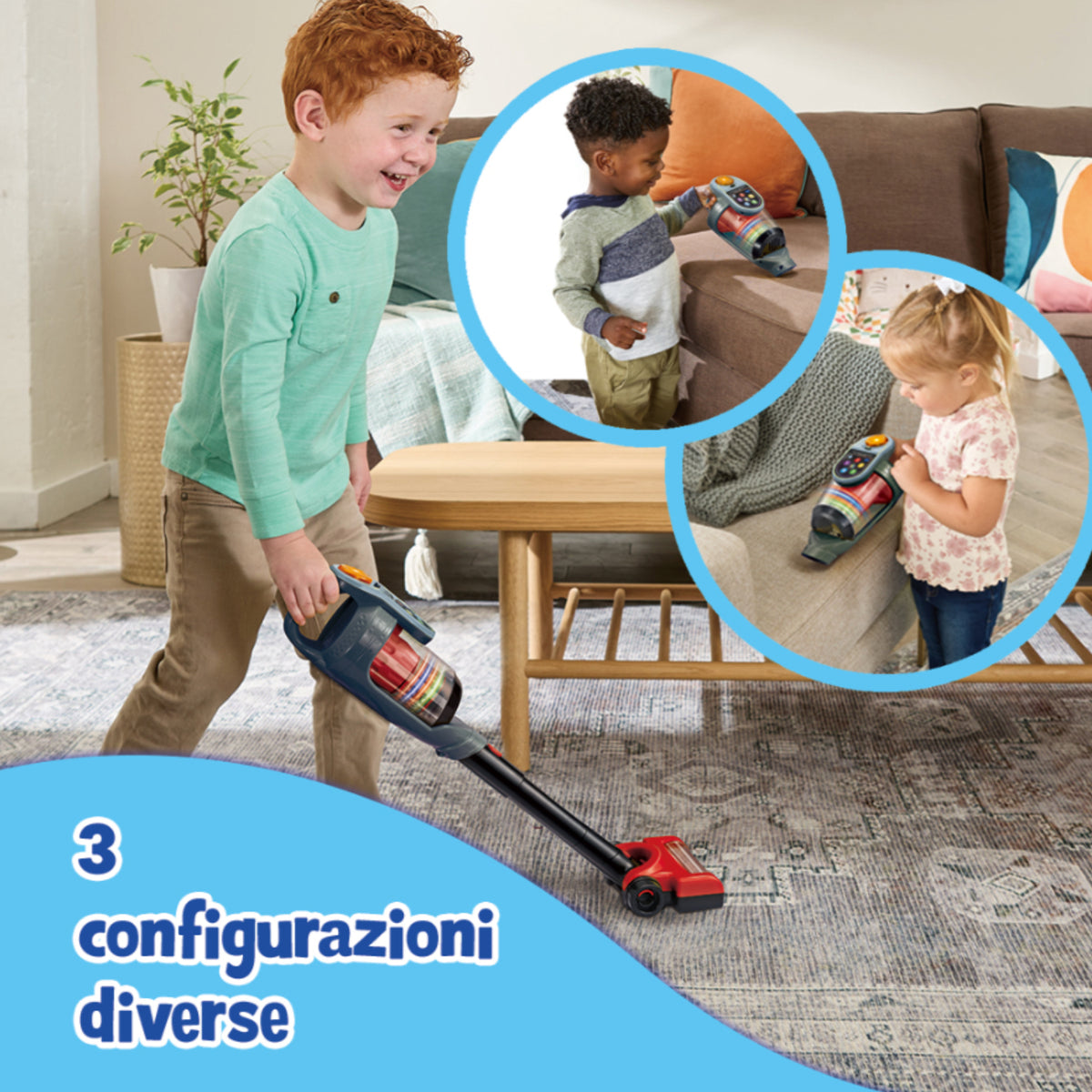 Vtech - Aspirapolvere interattivo Luci e note