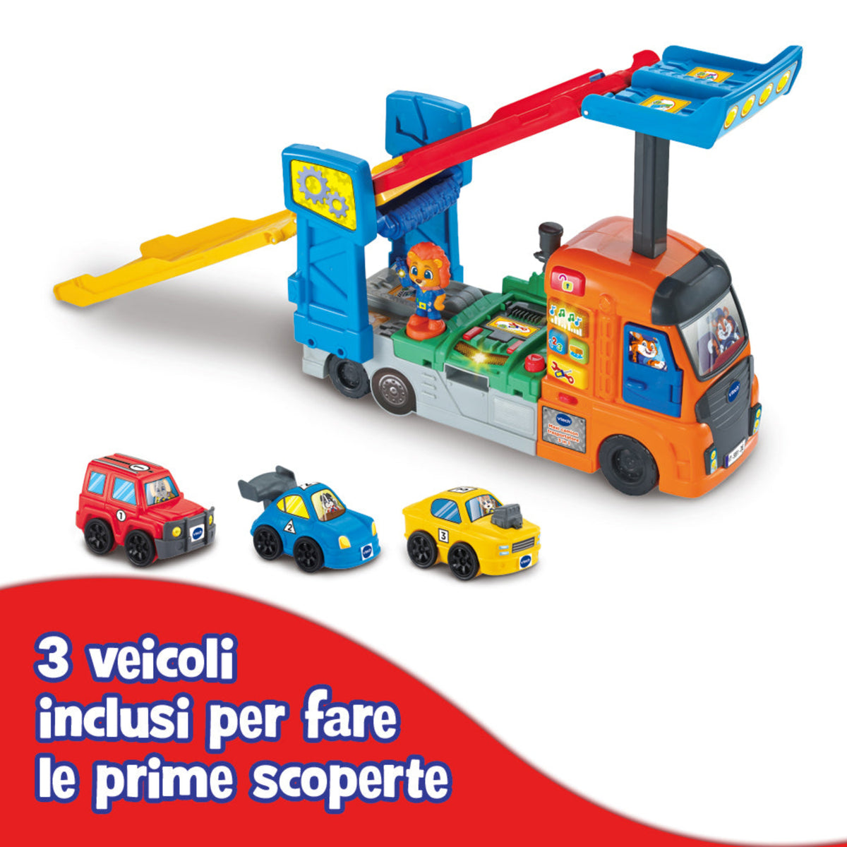 Vtech - Maxi camion trasportatore 3 in 1