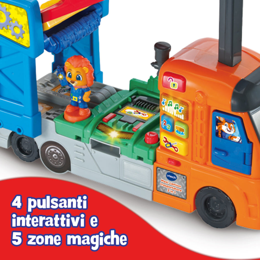 Vtech - Maxi camion trasportatore 3 in 1