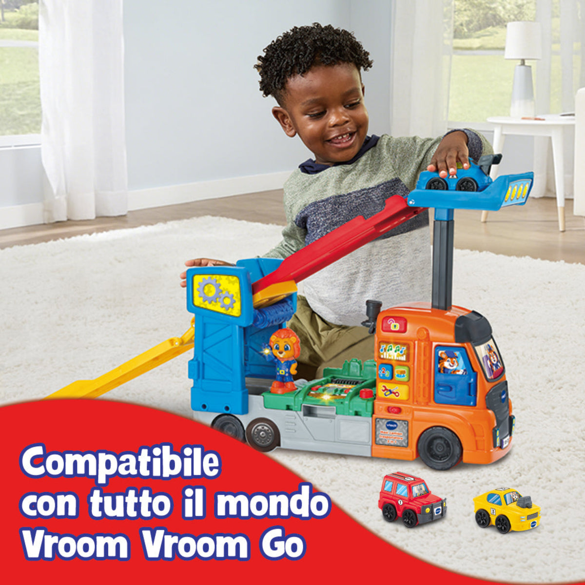 Vtech - Maxi camion trasportatore 3 in 1
