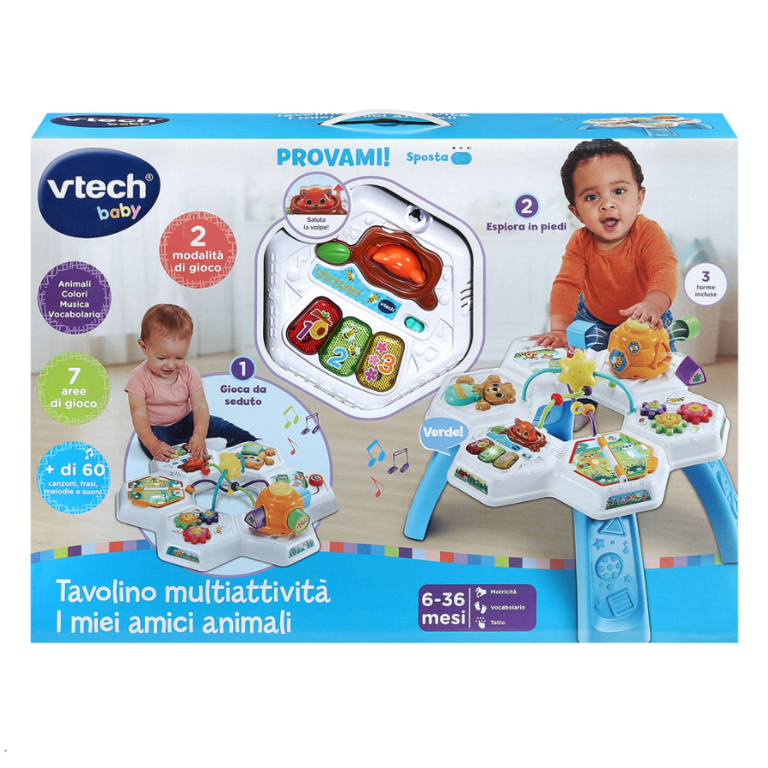 Vtech - Tavolino multiattività I miei amici animali