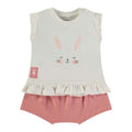 Wonderlife - Completo 2 Pezzi Maglietta + Pantaloncino Rosa 160431