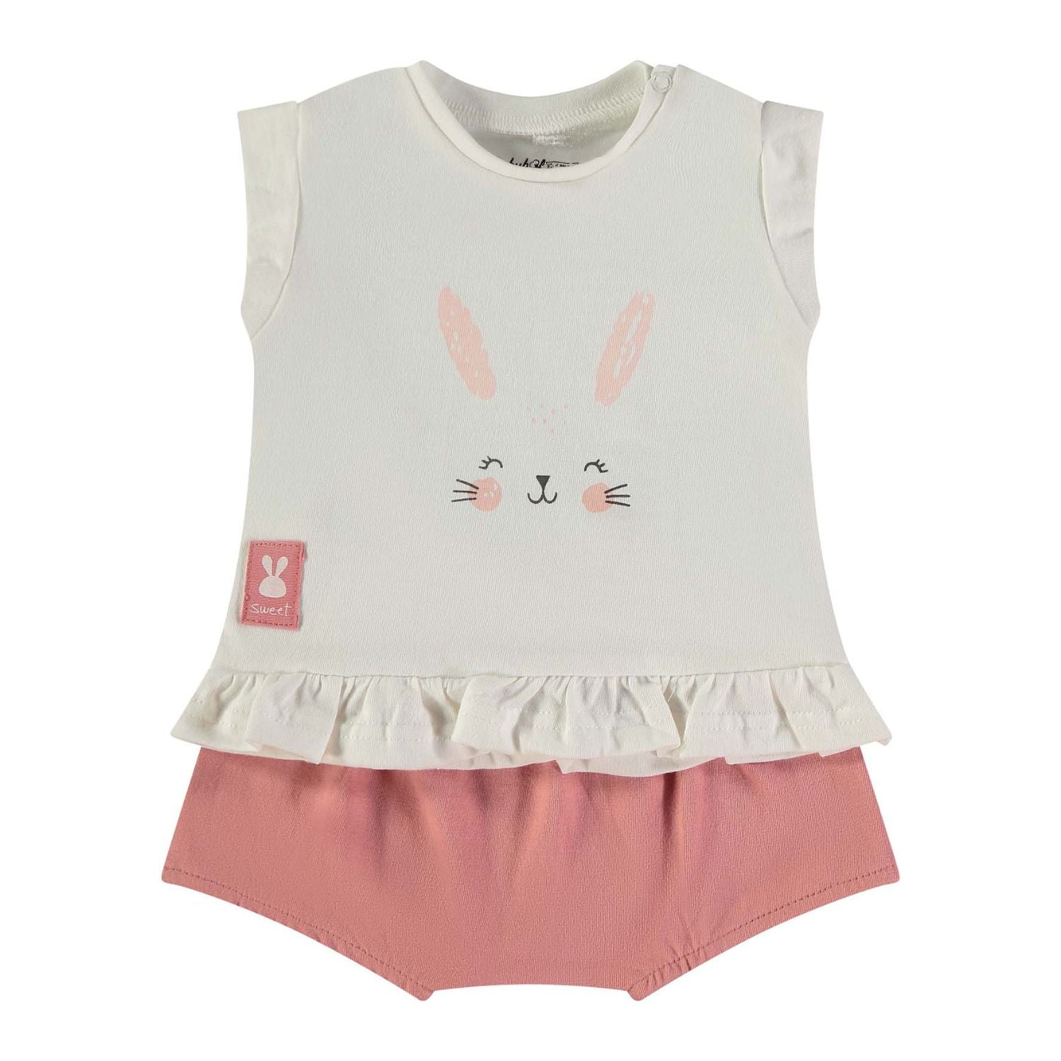 Wonderlife - Completo 2 Pezzi Maglietta + Pantaloncino Rosa 160431