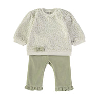 Wonderlife - Complete completo Kaki Due Pezzi Per Neonati e Bambini 260061-I