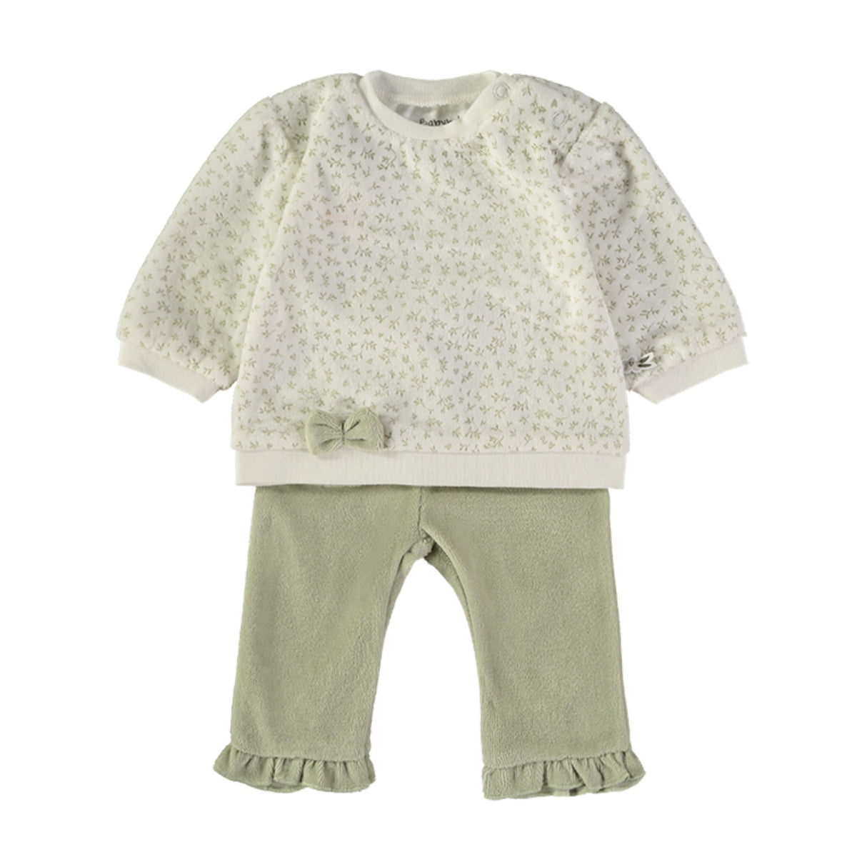 Wonderlife - Complete completo Kaki Due Pezzi Per Neonati e Bambini 260061-I
