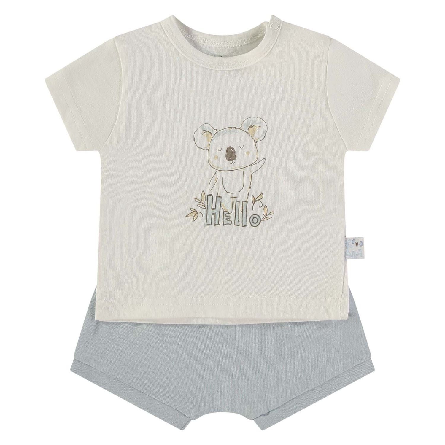 Wonderlife - Completo 2 Pezzi Maglietta + Pantaloncino Celeste 160436