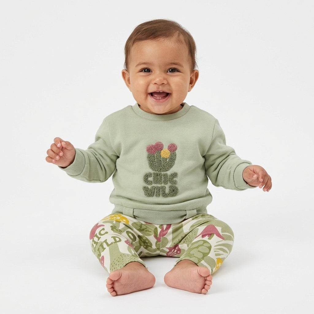 Wonderlife - Completo Tutina 2 Pezzi Felpa e Leggings Per Neonati e Bambini 261040-I