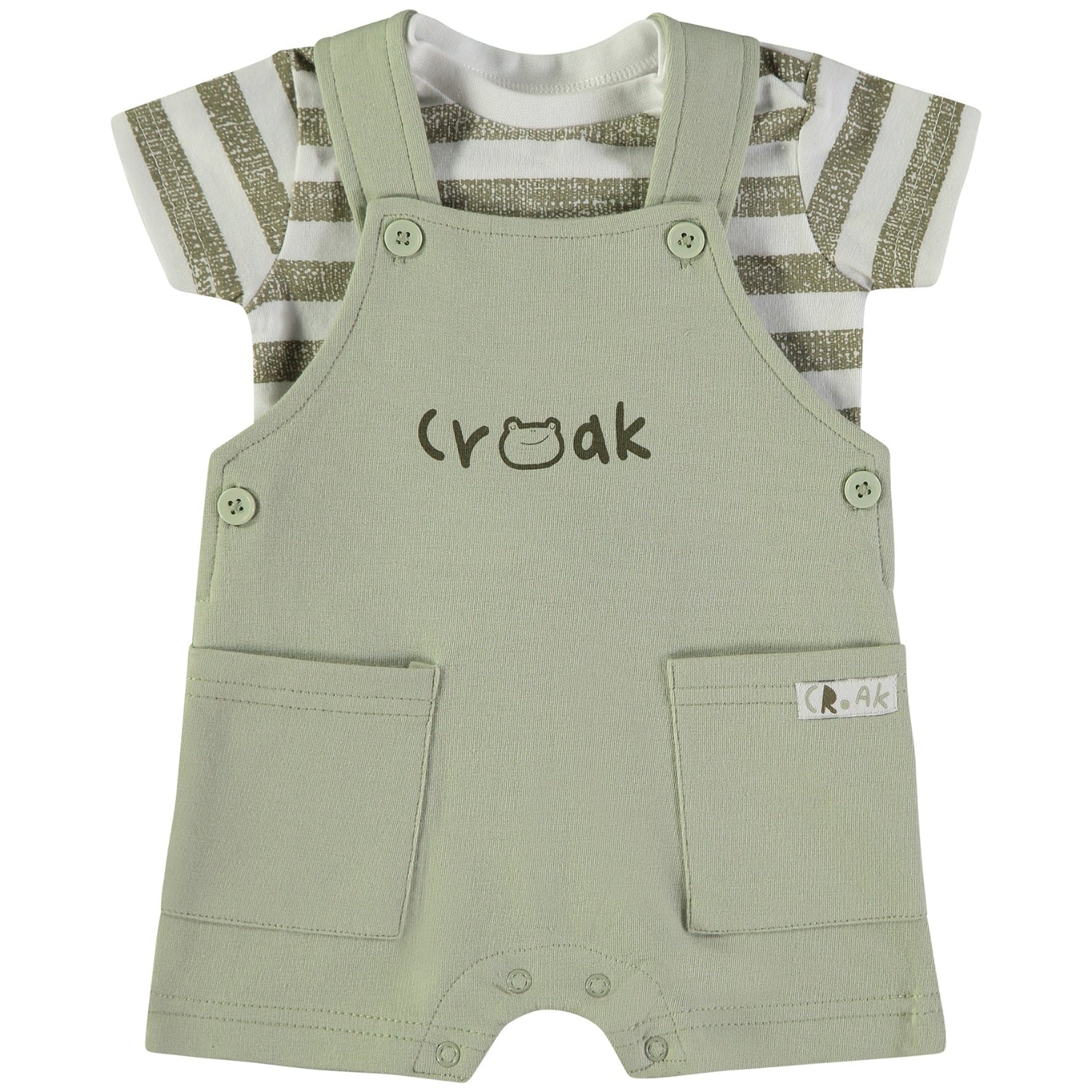 Wonderlife - Completo Con Bretelle Kaki 160058